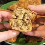 Disney Cheeseburger Spring Rolls