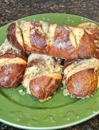 Disneyland Garlic Pretzel Bread Recipe