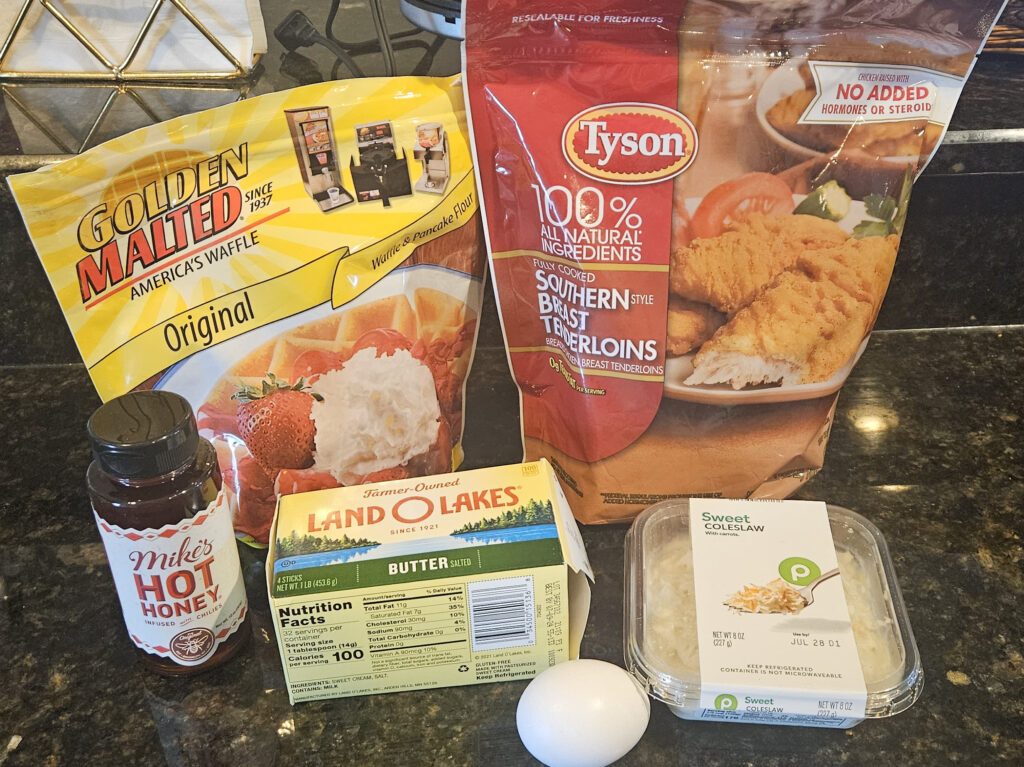 Sleepy Hollow Chicken Waffle Sandwich Recipe Ingredients