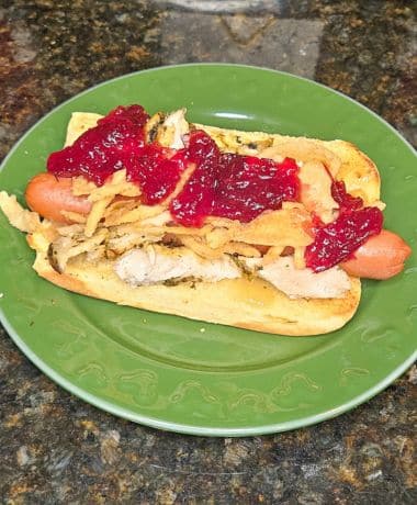 Casey's Corner Holiday Dinner Loaded Hot Dog Recipe