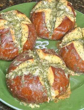 Disneyland Garlic Pretzel Bread Recipe