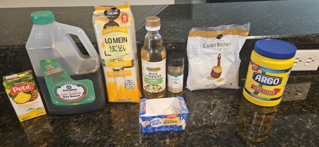 Ohana Noodles Recipe Ingredients