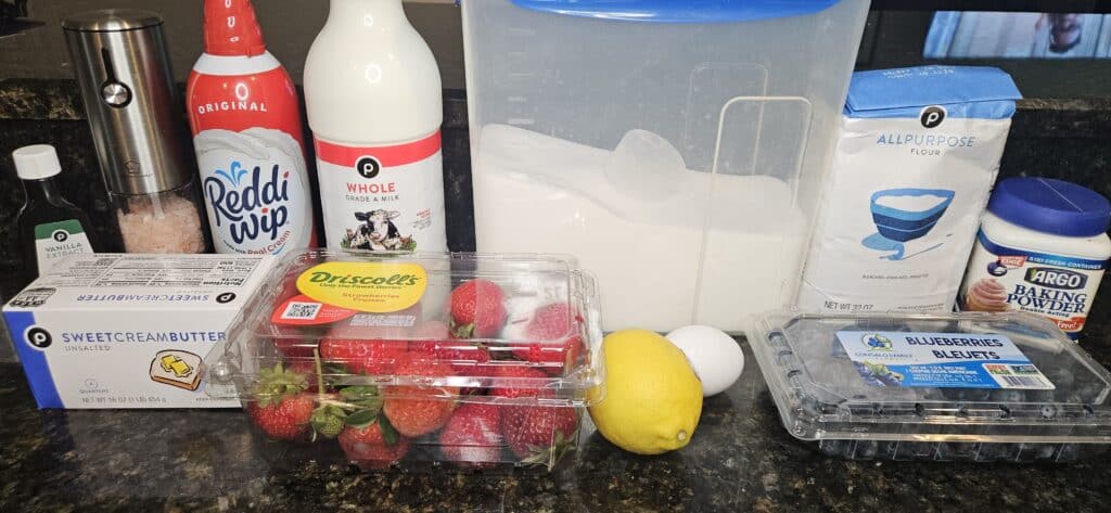 Columbia Harbor House Berry Shortcake Recipe Ingredients