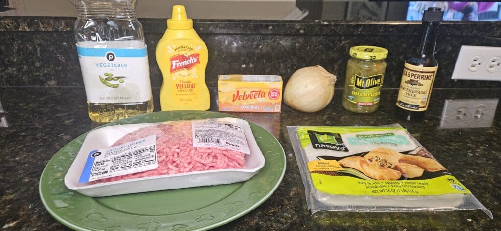 Disney Cheeseburger Spring Rolls Recipe Ingredients