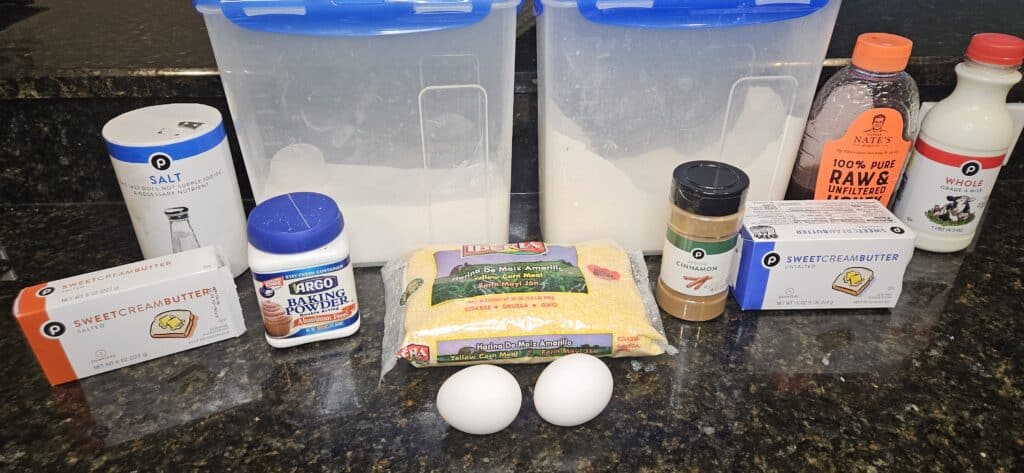 Fort Wilderness Cornbread Recipe Ingredients