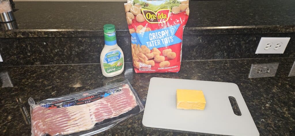 Magic Kingdom Cheddar Bacon Ranch Tots Ingredients
