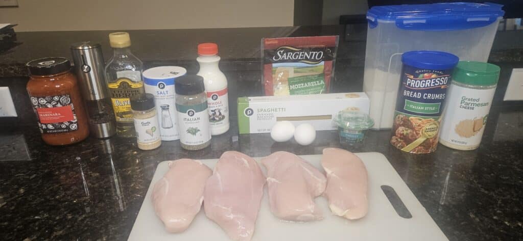 Tony's Town Square Restaurant Chicken Parmesan Recipe Ingredients