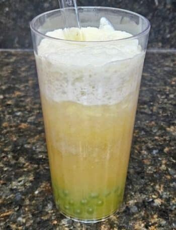 Frozen Apple Cider with Green Apple Boba Recipe